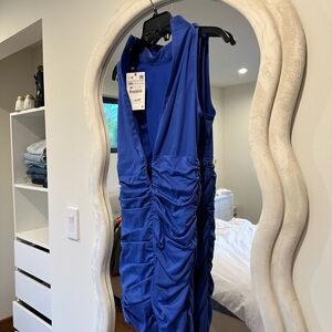Zara bodycon blue dress